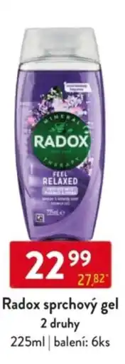 Qanto Radox sprchový gel nabídka