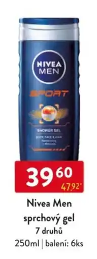Qanto Nivea Men sprchový gel nabídka