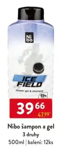 Qanto Nibo šampon a gel nabídka