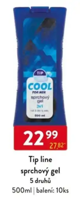 Qanto Tip line sprchový gel nabídka