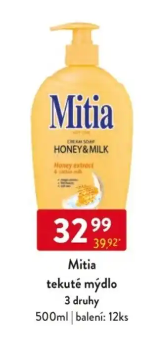 Qanto Mitia tekuté mýdlo nabídka