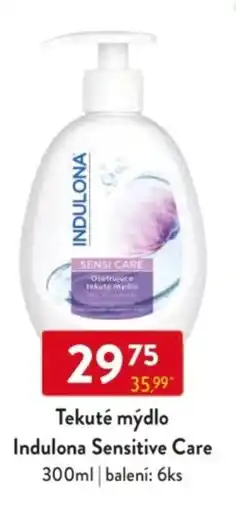 Qanto Tekuté mýdlo Indulona Sensitive Care nabídka
