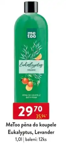 Qanto MeToo pěna do koupele Eukalyptus, Levander nabídka