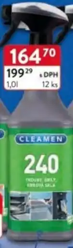 Qanto CLEAMEN 240 trouby, grily, krbová skla nabídka