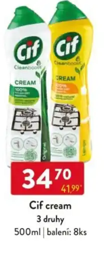 Qanto Cif cream nabídka