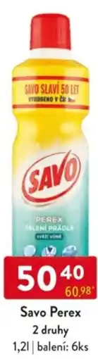 Qanto Savo Perex nabídka