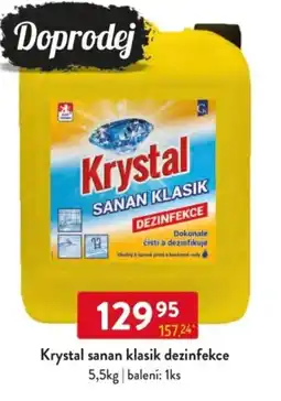 Qanto Krystal sanan klasik dezinfekce nabídka