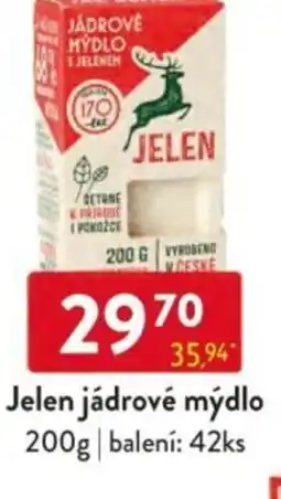 Qanto Jelen jádrové mýdlo nabídka