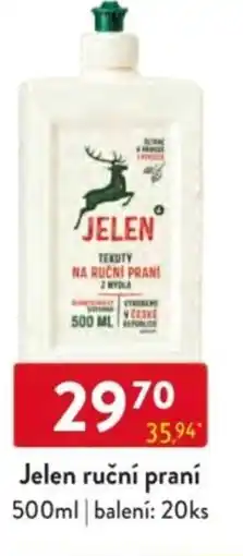 Qanto Jelen ruční praní nabídka
