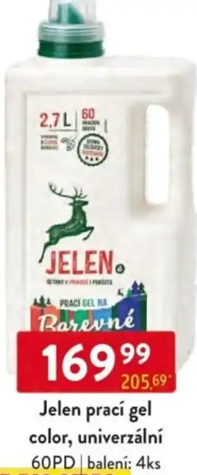Qanto Jelen prací gel color, univerzální nabídka