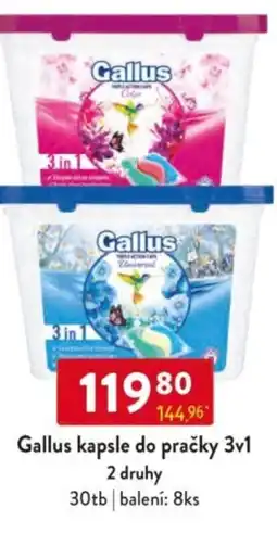 Qanto Gallus kapsle do pračky 3v1 nabídka