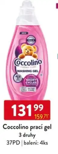 Qanto Coccolino prací gel nabídka