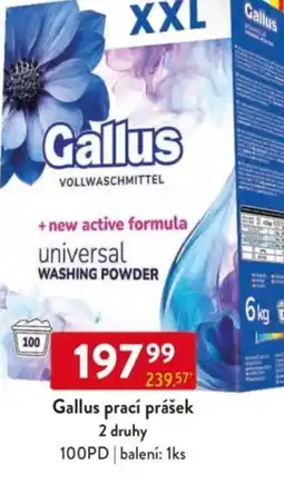 Qanto Gallus prací prášek nabídka