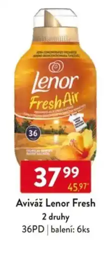 Qanto Aviváž Lenor Fresh nabídka