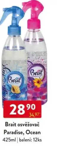 Qanto Brait osvěžovač Paradise, Ocean nabídka