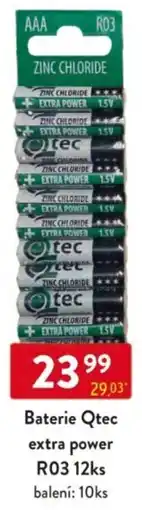 Qanto Baterie Qtec extra power R03 nabídka
