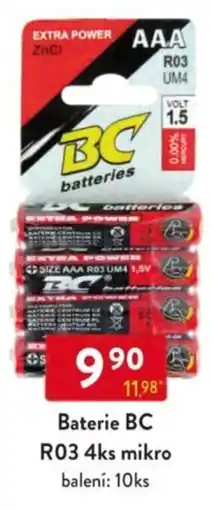 Qanto Baterie BC R03 4ks mikro nabídka
