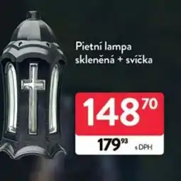 Qanto Pietní lampa skleněná + svíčka nabídka