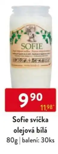 Qanto Sofie svíčka olejová bílá nabídka