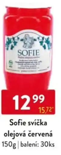 Qanto Sofie svíčka olejová červená nabídka