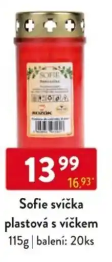 Qanto Sofie svíčka plastová s víčkem nabídka