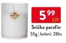 Qanto Svíčka parafín nabídka