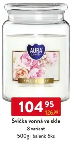 Qanto Svíčka vonná ve skle 8 variant nabídka