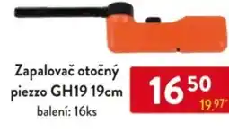 Qanto Zapalovač otočný piezzo GH19 19cm nabídka