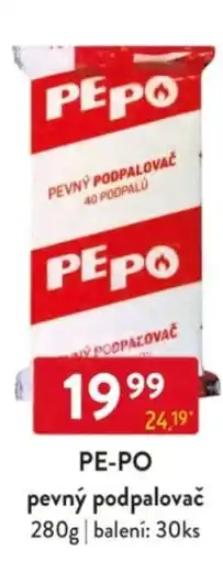 Qanto PE-PO pevný podpalovač nabídka