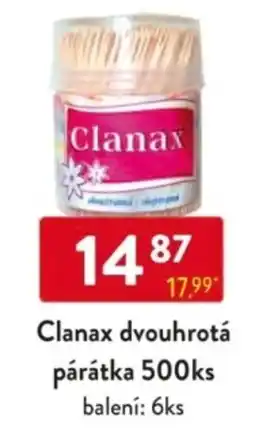 Qanto Clanax dvouhrotá párátka nabídka