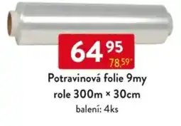 Qanto Potravinová folie 9my role nabídka
