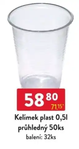 Qanto Kelímek plast 0,5l průhledný nabídka