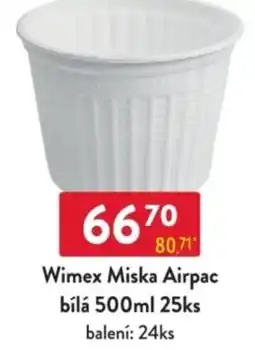 Qanto Wimex Miska Airpac bílá 500ml nabídka