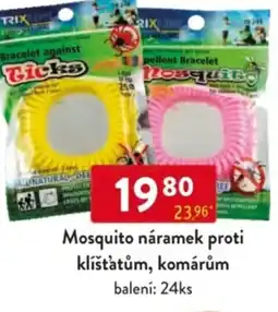 Qanto Mosquito náramek proti klíšťatům, komárům nabídka