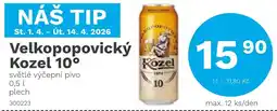 Konzum Velkopopovický Kozel 10° nabídka