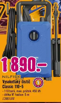 Hornbach Vysokotlaký čistič Classic 110-5 nabídka