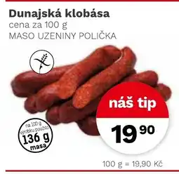 Konzum Dunajská klobása nabídka