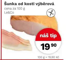 Konzum Šunka od kosti výběrová nabídka