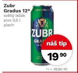 Konzum Zubr Gradus 12° nabídka