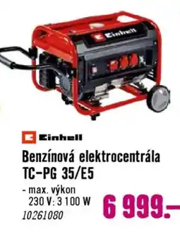 Hornbach Benzínová elektrocentrála TC-PG 35/E5 nabídka