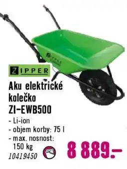 Hornbach Aku elektrické kolečko ZI-EWB500 nabídka