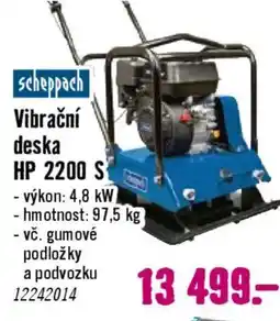 Hornbach Scheppach Vibrační deska HP 2200 S nabídka