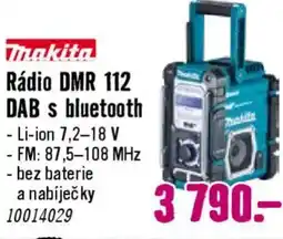 Hornbach Rádio DMR 112 DAB s bluetooth nabídka