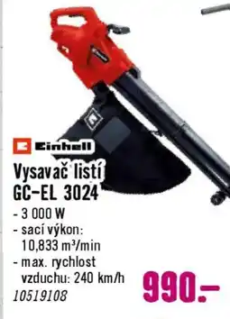 Hornbach Vysavač listi GC-EL 3024 nabídka