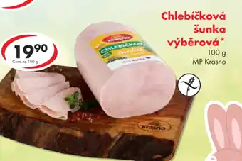 CBA Chlebíčková šunka výběrová nabídka