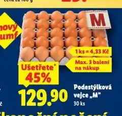 Lidl Vejce m nabídka