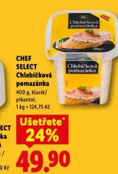 Lidl Chlebíčková pomazánka nabídka