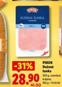 Lidl Dušená šunka nabídka