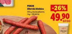 Lidl Uherská klobása nabídka