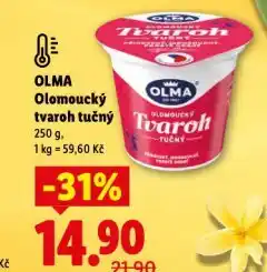 Lidl Olma olomoucký tvaroh nabídka